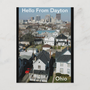Hej från Dayton, Ohio-vykort Vykort