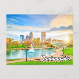 Hej från det vackra Indianapolis, Indiana, USA Vykort