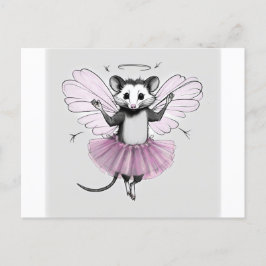 Hej från Fairy Godmor Possum-vykort Vykort