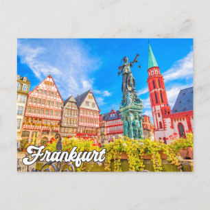 Hej från Frankfurt, Tyskland Vykort