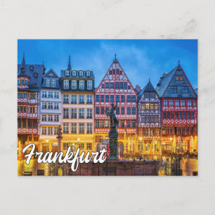 Hej från Frankfurt, Tyskland Vykort