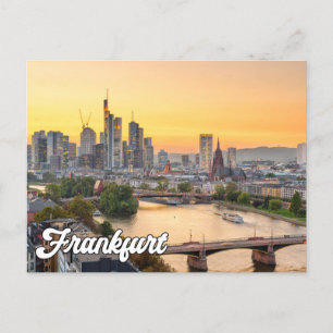 Hej från Frankfurt, Tyskland Vykort