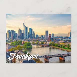 Hej från Frankfurt, Tyskland Vykort