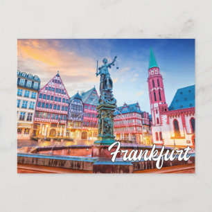 Hej från Frankfurt, Tyskland Vykort