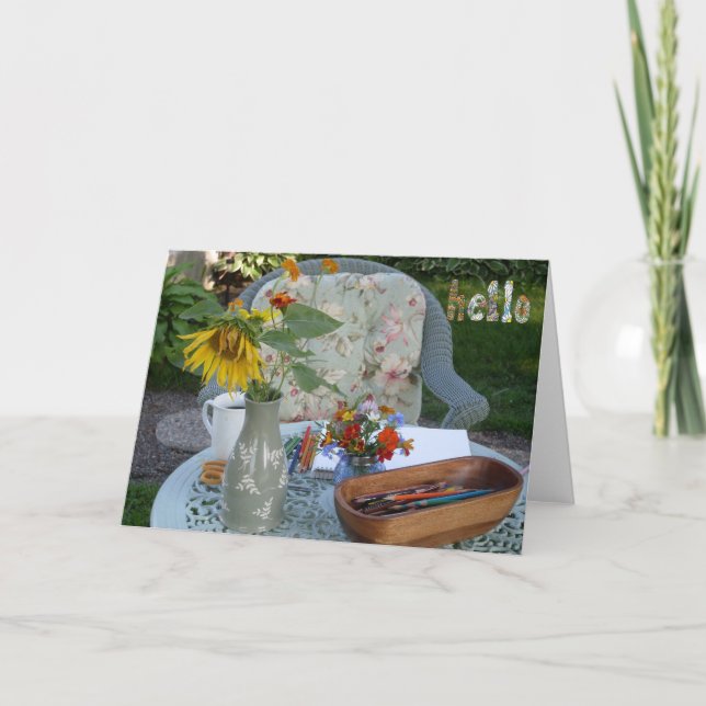 Hej från Garden Kort (Framsida)