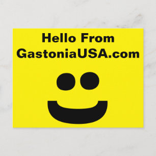Hej från GastoniaUSA.com vykort