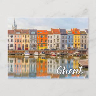 Hej från Gent, Belgien Vykort