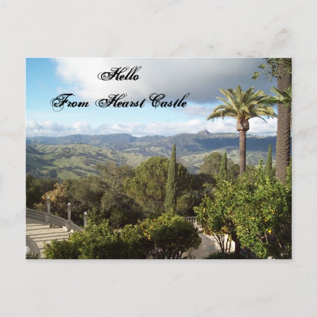 Hej från Hearst Castle Vykort (Framsida)