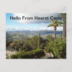 Hej från Hearst Castle Vykort