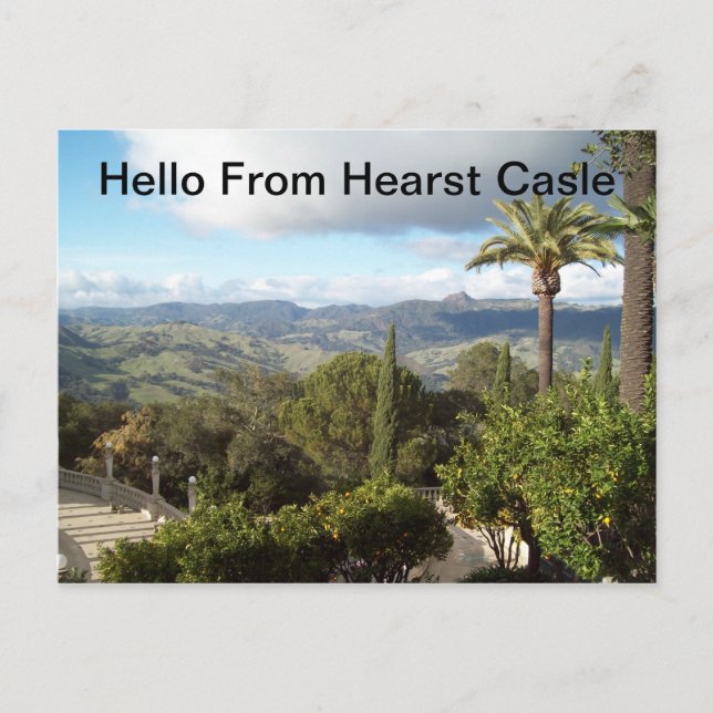 Hej från Hearst Castle Vykort (Framsida)