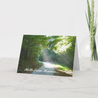 Hej från himlen.. kort