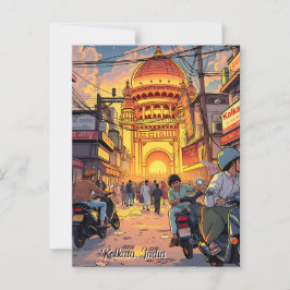 Hej från Indien | Kolkata Vykort