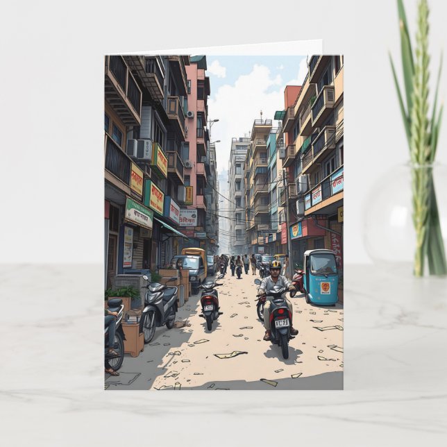 Hej från Indien Kort (Framsida)