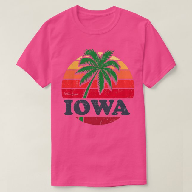 Hej från Iowa T Shirt (Design framsida)