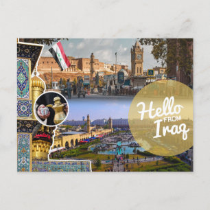 Hej från Irak Vykort