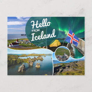 Hej från Islandet Vykort