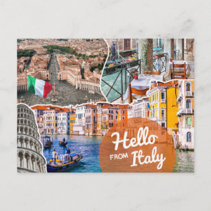 Hej från Italien vykort