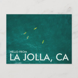 Hej från La Jolla, San Diego Vykort