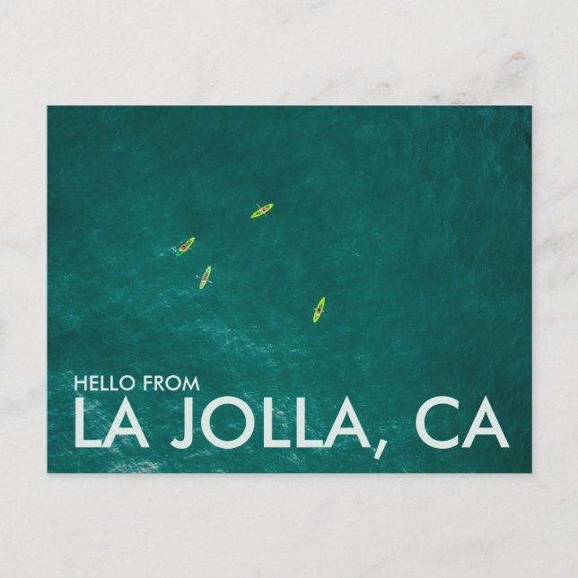Hej från La Jolla, San Diego  Vykort (Framsida)