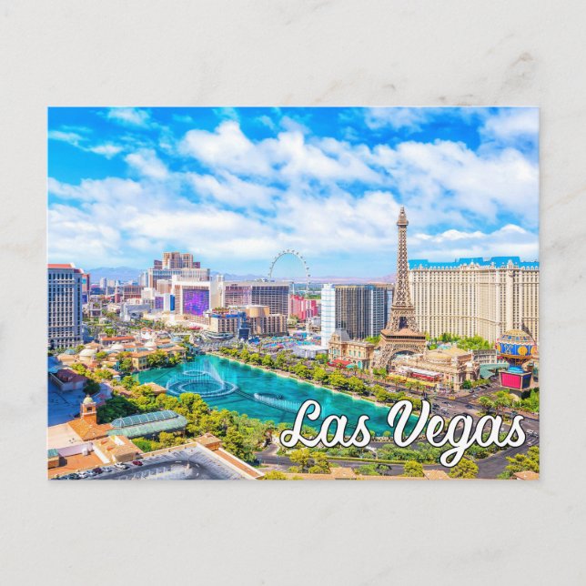 Hej från Las Vegas, Nevada, Förenade Stater Vykort (Framsida)