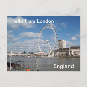 Hej från London Vykort