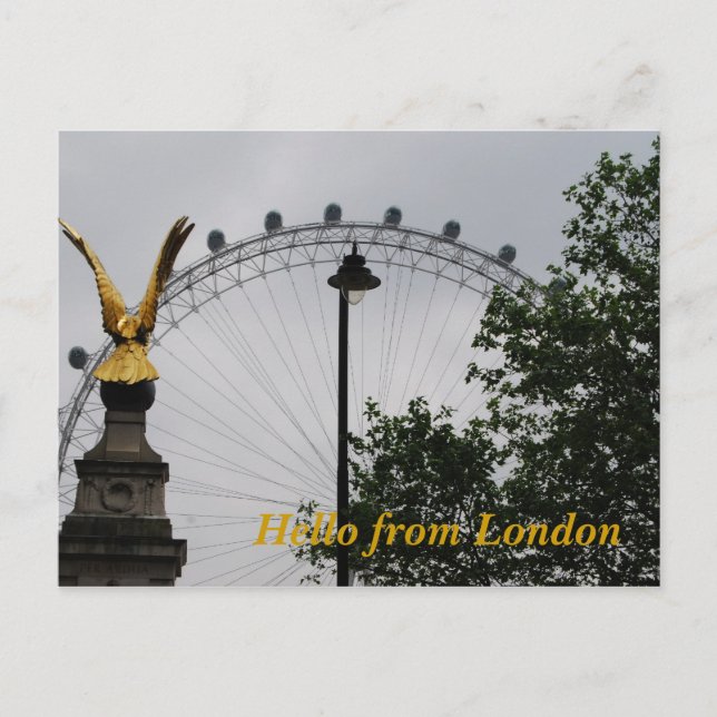 Hej från London Vykort (Framsida)