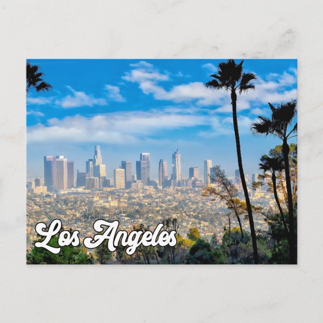 Hej från Los Angeles, Kalifornien Vykort (Framsida)