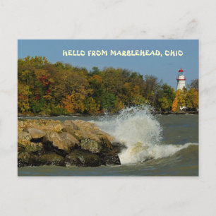 HEJ FRÅN MARBLEHEAD, OHIO VYKORT