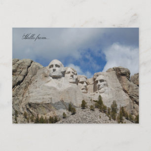 Hej från.. Mount Rushmore Vykort
