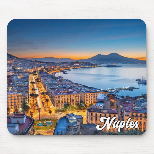 Hej från Neapel, Italien Musmatta (Framsidan)