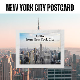 Hej från New York City Vykort