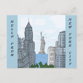 HEJ FRÅN NY YORK CITY VYKORT