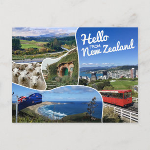 Hej från Nya Zeeland Vykort