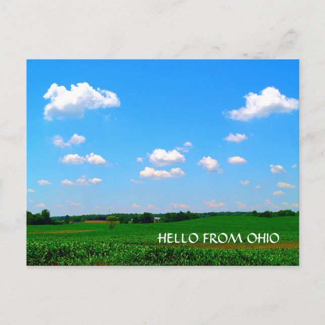 HEJ FRÅN OHIO VYKORT (Framsida)