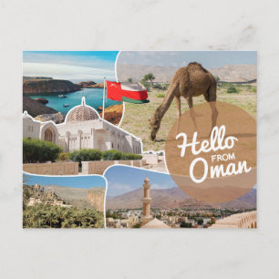 Hej från Oman-vykort Vykort