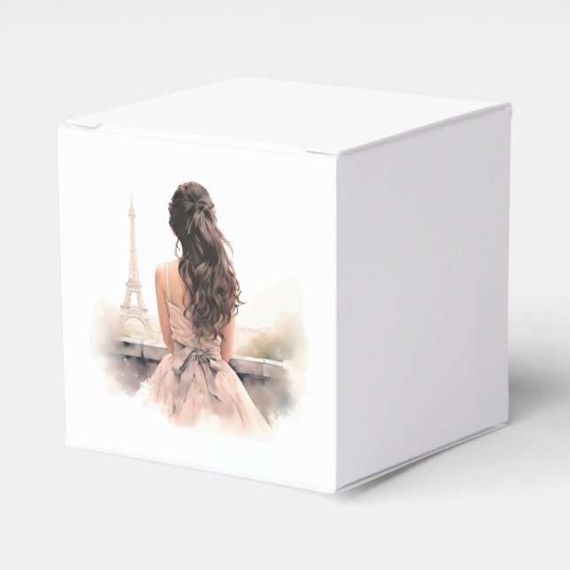 Hej från Paris presentkartonger Presentaskar (Framsidan Sidan)