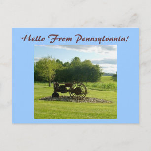 Hej från Pennsylvania! Vykort