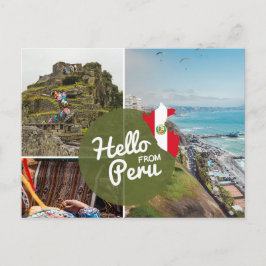 Hej från Peru Vykort