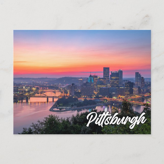 Hej från Pittsburgh, Pennsylvania Vykort (Framsida)
