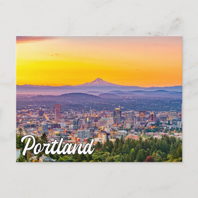 Hej från Portland, Oregon Vykort (Framsida)