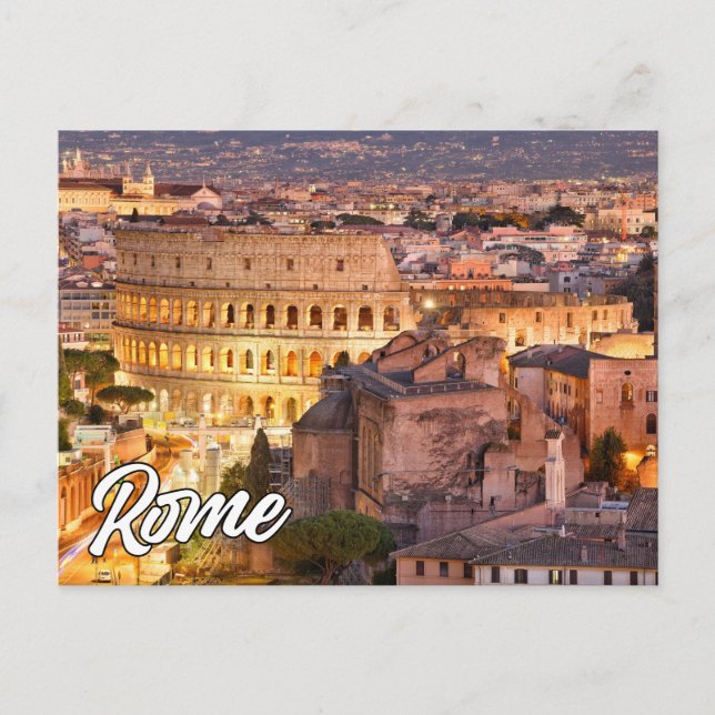 Hej från Rom, Italien Vykort (Framsida)
