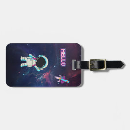 Hej från rymden. bagagebricka