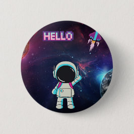 Hej från rymden. knapp