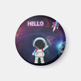 Hej från rymden. magnet