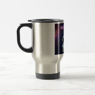 Hej från rymden. resemugg