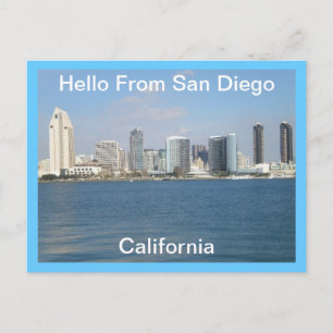 Hej från San Diego, Kalifornien  vykort