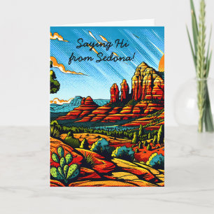 Hej från Sedona, Arizona Kort
