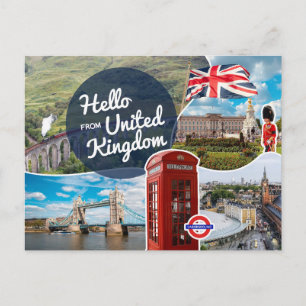Hej från Storbritannien Vykort