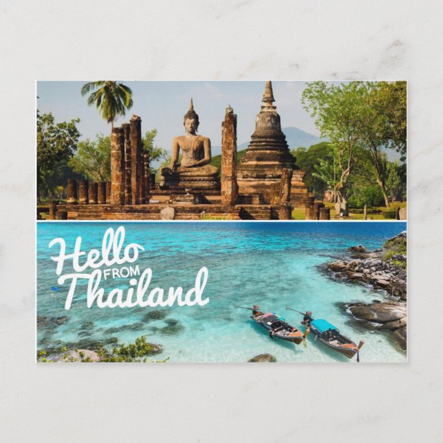 Hej från Thailand Vykort (Framsida)