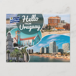 Hej från Uruguay-vykort Vykort